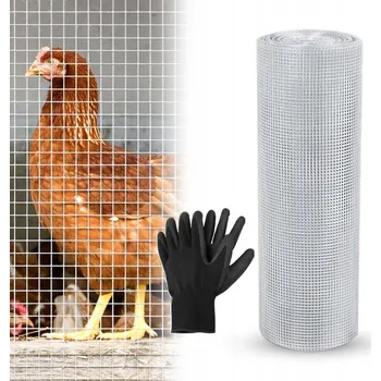 Síť proti hlodavcům 6,3 x 6,3 mm pozink Chovatelská pro voliéry 10 m