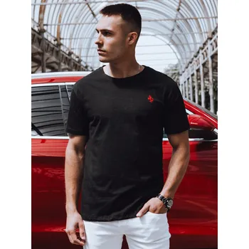 Pánské tričko Pánské černé tričko FashionStreet RX5571 XL