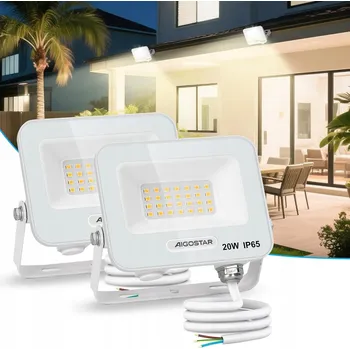 Aigostar Reflektor LED 20W IP65 4000K 1650lm Venkovní, 2 ks