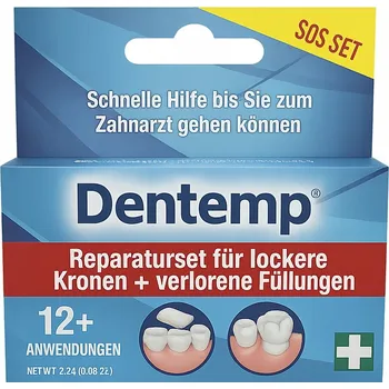 Vrták Dentemp: Materiál pro dočasné výplně a fixaci korunek