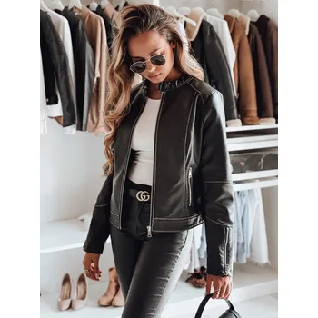 Dámská bunda LOVEBIKER dámská kožená bunda ramones černá FashionStreet TY4964 M