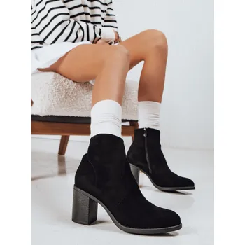 Dámské kozačky Dámské černé semišové kozačky FashionStreet ZY1247 41