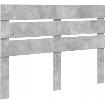 Čelo postele betonově šedé 140 cm, materiál: dřevotříska