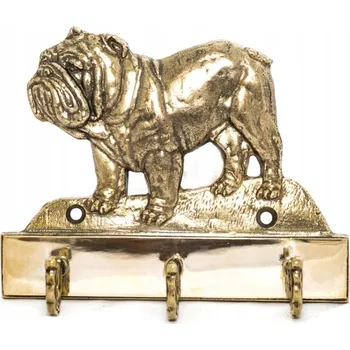 Věšák Anglický buldok, Buldok I - věšák na klíče se psem, elegantní dekorace