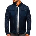 PÁNSKÁ PŘECHODNÁ BUNDA TMAVĚ MODRÁ 1702 DENLEY_L