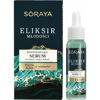 Pleťové sérum Soraya Eliksir Mládí revitalizační sérum na obličej, krk a dekolt 30 ml