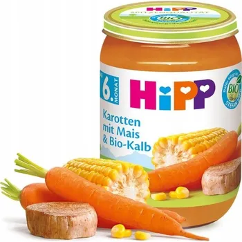 Hipp Příkrm od 6 měsíců 190 g telecího masa, zelenina