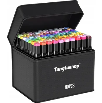 LIHOVÉ FIXY 80 KOLORÓW OBOUSTRANNÉ FIXY FIXY POPISOVAČE