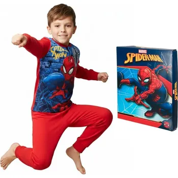 Chlapecké pyžamo Chlapecké pyžamo Spiderman do školky v dárkové krabičce, velikost 104 cm