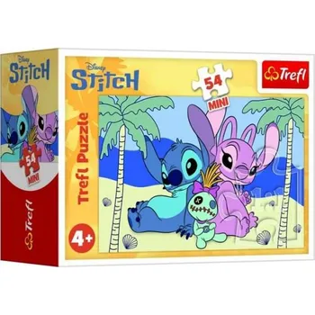 Dětské zboží TREFL Puzzle mini Stitch a jeho svět 54 dílků