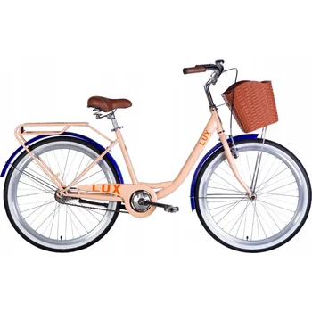 Městské kolo Městské kolo Dorozhnik LUX Velosteel, rám 17 palců, kolo 26", béžové
