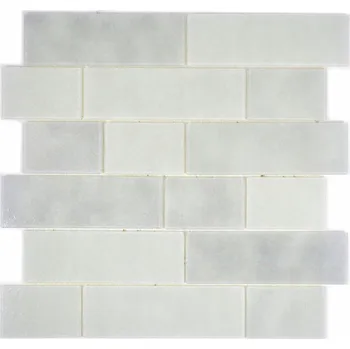 Obklad Skleněná mozaika WzorcowniaStudio 30 x 30 cm bílá