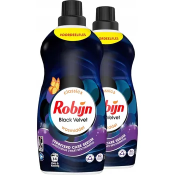 Prací gel ROBIJN BLACK VELVET prací prostředek na tmavé a černé prádlo 2ks x34 praní