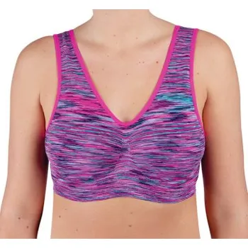 Podprsenka EVONA a.s. Dámská sportovní podprsenka EVONA FLO růžová/melír Velikost: M/L