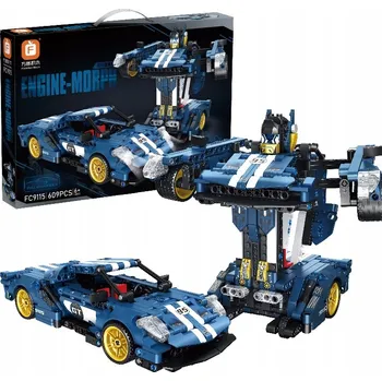 ostatní stavebnice Stavební Stavebnice robotické auto Engine-Morph 2v1 Stavebnice 609 dílů