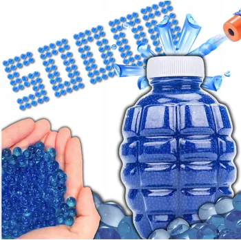 Dětská zbraň Gelové kuličky do vody Żabolek 50000 ks 7-8 mm, vícebarevné