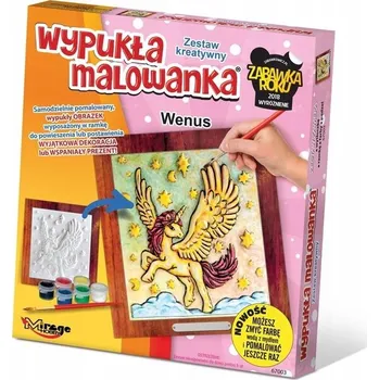 Obraz Vypouklá omalovánka Jednorožec - Venuše (67003) Kreativní sada