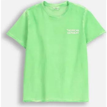 Dětská móda Chlapecké tričko zelené, krátký rukáv, velikost 158 Coccodrillo WC5