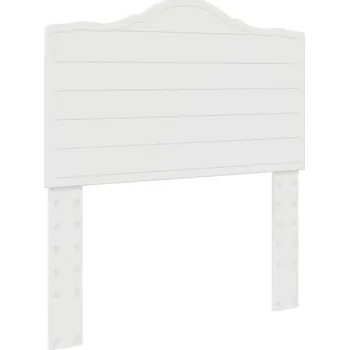 Čelo postele s čelo Lesklá Bílá 90 cm Kompozitní dřevo