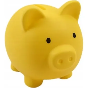 Pokladnička PRASÁTKO POKLADNIČKA JAKO DÁREK, PLASTOVÉ, OTEVÍRACÍ, RŮZNÉ BARVY