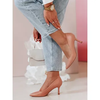 Dámské polobotky Dámské lodičky LUMARA pink FashionStreet na jehlovém podpatku ZY0729 37