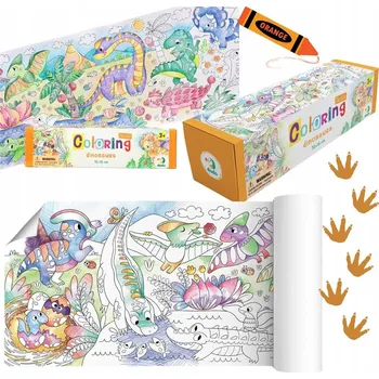 Omalovánka v roli Dodo 300328 dinosaurů 70x16 cm