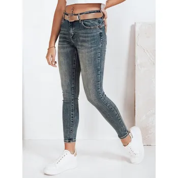 Dámské kalhoty Dámské úzké push up džíny modré FashionStreet UY2803 s28