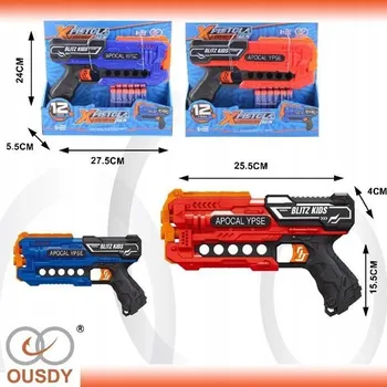 Dětská zbraň Pistole na pěnové kuličky pro děti