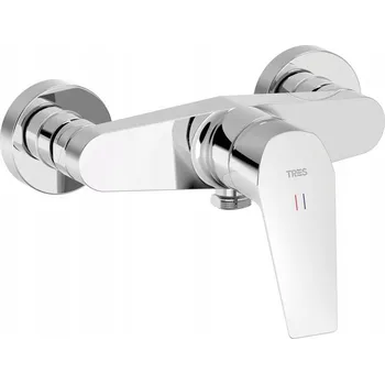 Vodovodní baterie Sprchová baterie Tres Canigo stříbrná