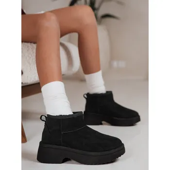 Dámské polobotky Dámské sněhule s tlustou podrážkou černé FashionStreet ZY1284 40