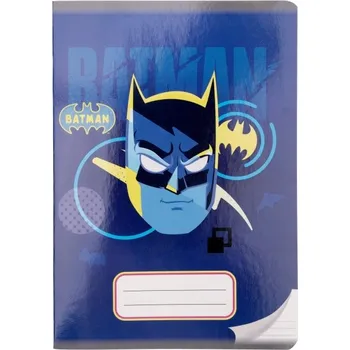 Blok SEŠIT PRO ŽÁKA PLÁNOVAČ DO ŠKOLY ZÁPISNÍK A5/32 LISTŮ LINKOVANÝ BATMAN NOTES