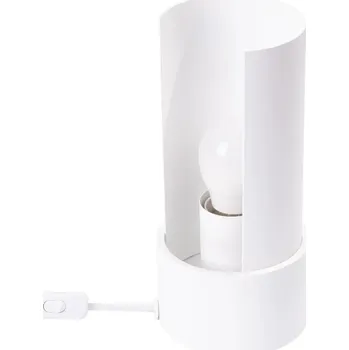 Lampička Sollux Lighting Stolní lampa FLASH bílá