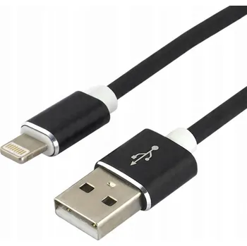 Datový kabel Kabel Everactive USB - Apple Lightning 0,3 m černý
