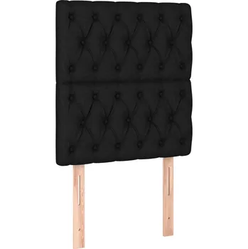 VidaXL Čela postele, 2 ks, černá,