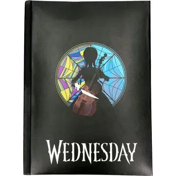 Zápisník Wednesday - Okno - zápisník se světlem