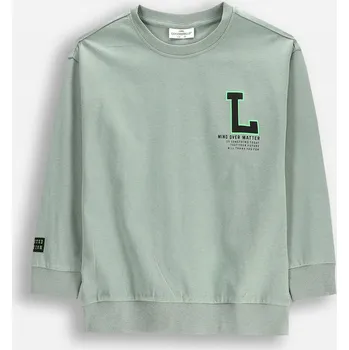 Chlapecké oblečení Chlapecké zelené tričko s dlouhým rukávem 116 Coccodrillo WC5