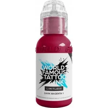 Tetovací barva Světově proslulá barva na tetování DARK MAGENTA1 - 30ML