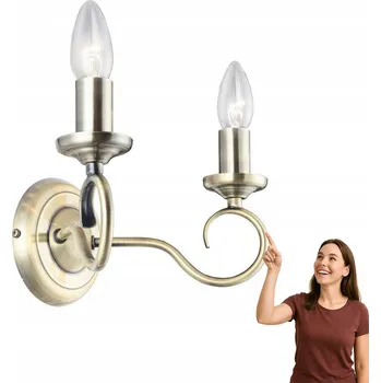 Nástěnné svítidlo Nástěnné svítidlo Globo zlaté E14 40 W