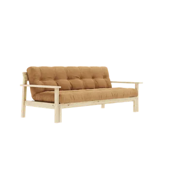 Pohovka KARUP DESIGN Rozkládací pohovka UNWIND karamelově hnědá 218 cm 134101515