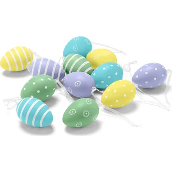 Velikonoční dekorace 676729 - Tchibo - Velikonoční vajíčka - barva: modrá