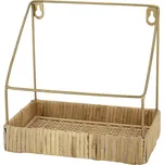 Chic Antique Kovová polička s výpletem Wicker 20 cm