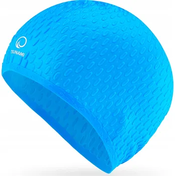Plavecká čepice Plavecká čepice pro dospělé Silikonová Tsunami modrá