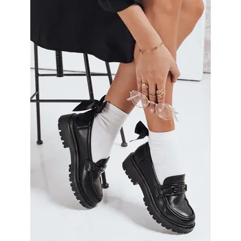 Dámské polobotky Dámské černé mokasíny FashionStreet ZY1127 36