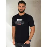 Pánské tričko s potiskem černé FashionStreet RX5407 XL