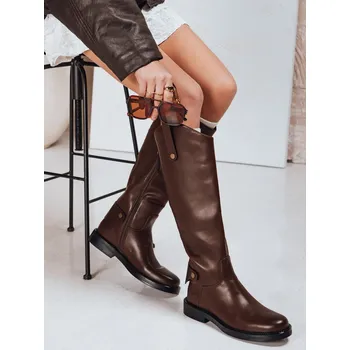 Dámské polobotky FashionStreet hnědé dámské boty ZY1329 40