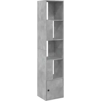 Knihovna Regál VidaXL 36 x 189 x 40 cm, světle šedý beton