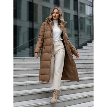 FashionStreet dámská zimní dlouhá velbloudí bunda TY5167 XXL