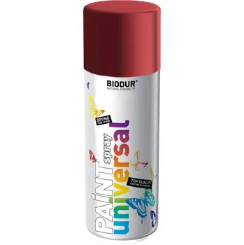 Barva ve spreji BIODUR Email Červenohnědá RAL 3011 400ml