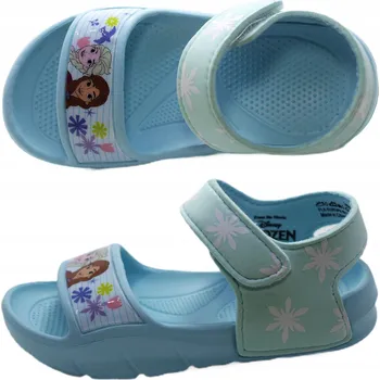 Dívčí sandály Dětské sandály z EVA pěny, lehké, FROZEN LEDOVÉ KRÁLOVSTVÍ FZ014720, na suchý zip, velikost 29