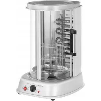 MINI OPIÉKAČ / GRIL NA KEBAB, GYROS, RYBY A ZELENINY, VERTIKÁLNÍ 4V1, 1800W